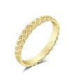 Braid Designed Silver Ring NSR-3933